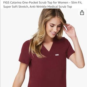 FIGS CATARINA ONE POCKET scrub top SIZE MEDIUM.